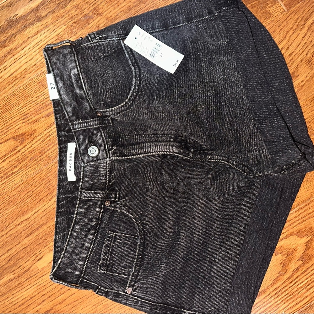 PacSun Black Jean Shorts